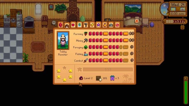 All skills in Stardew Valley