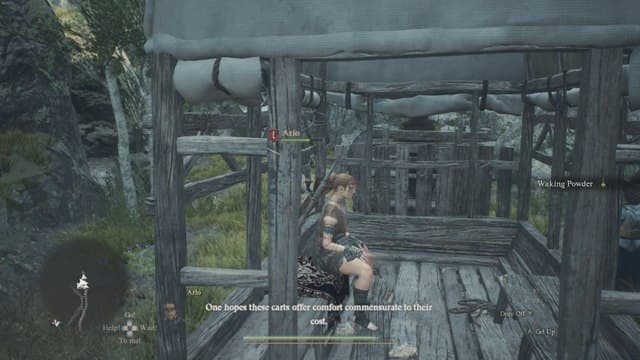 Sitting in an Oxcart in Dragon's Dogma 2